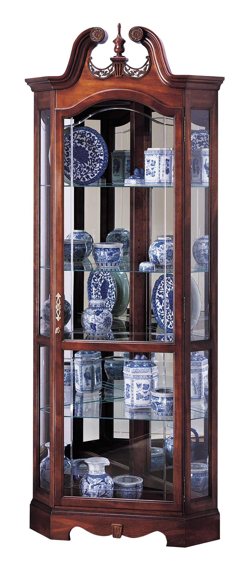 Berg Corner Curio Cabinet