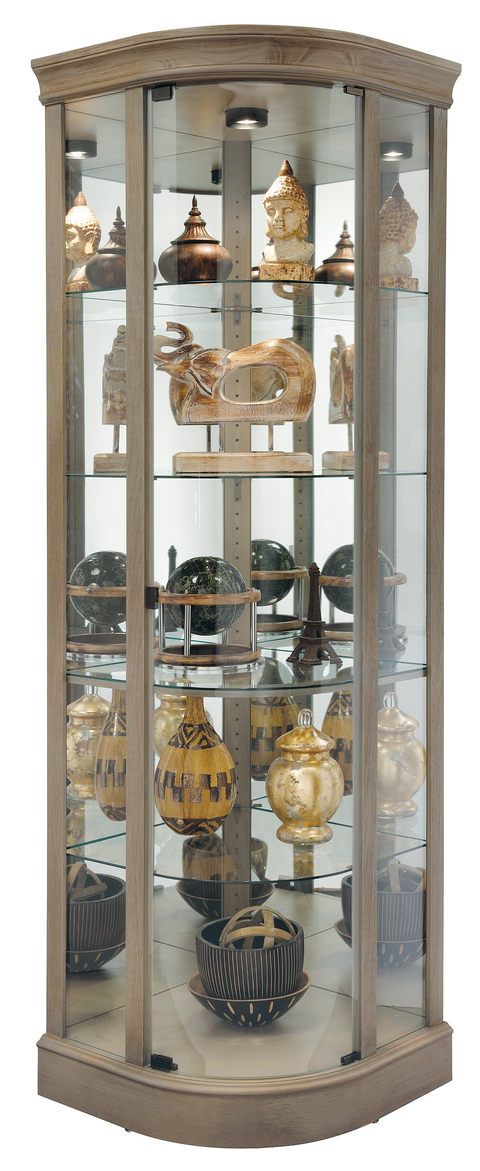 Heckman Corner Curio Cabinet