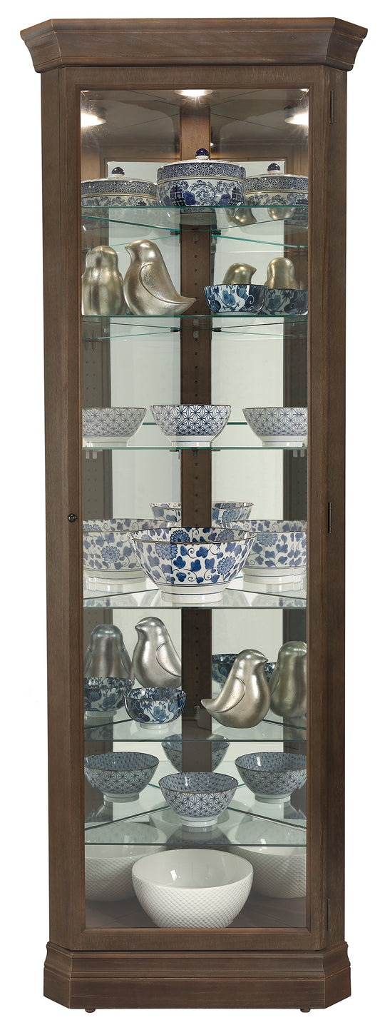 Glaser Corner Curio Cabinet